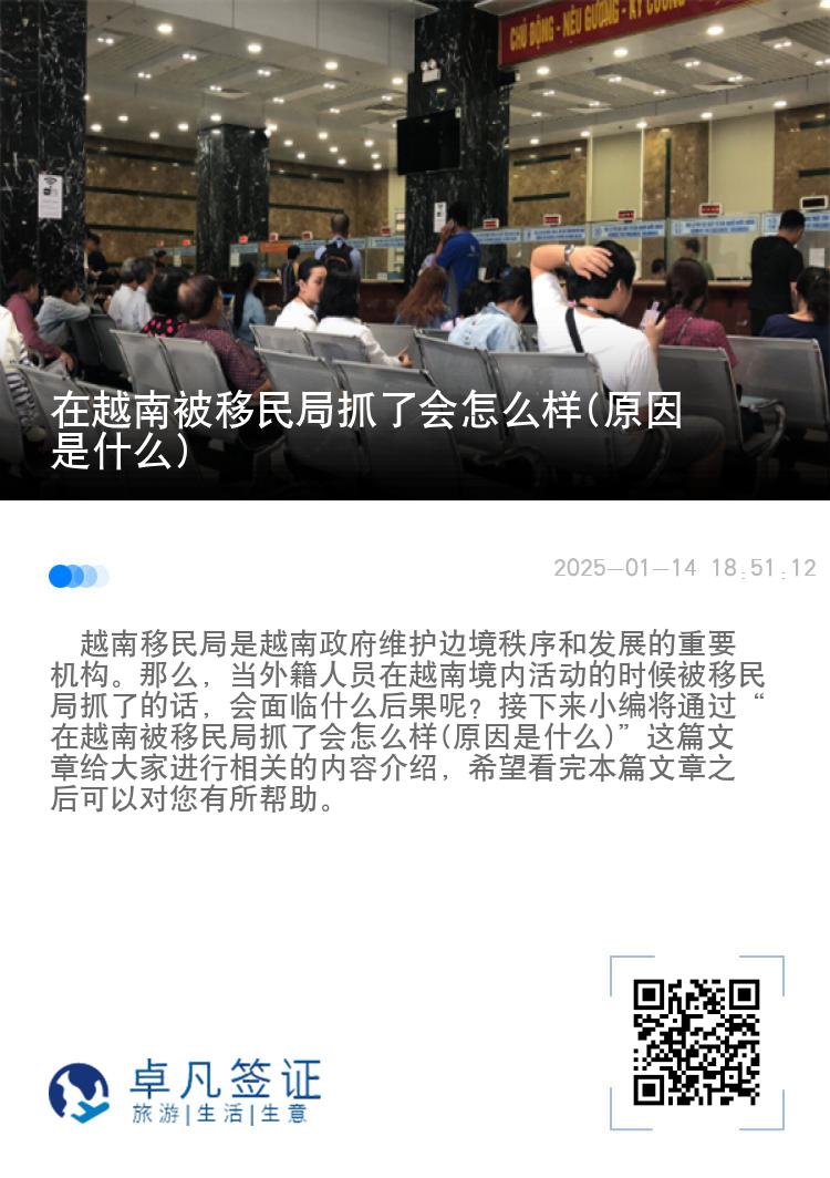 在越南被移民局抓了会怎么样(原因是什么)